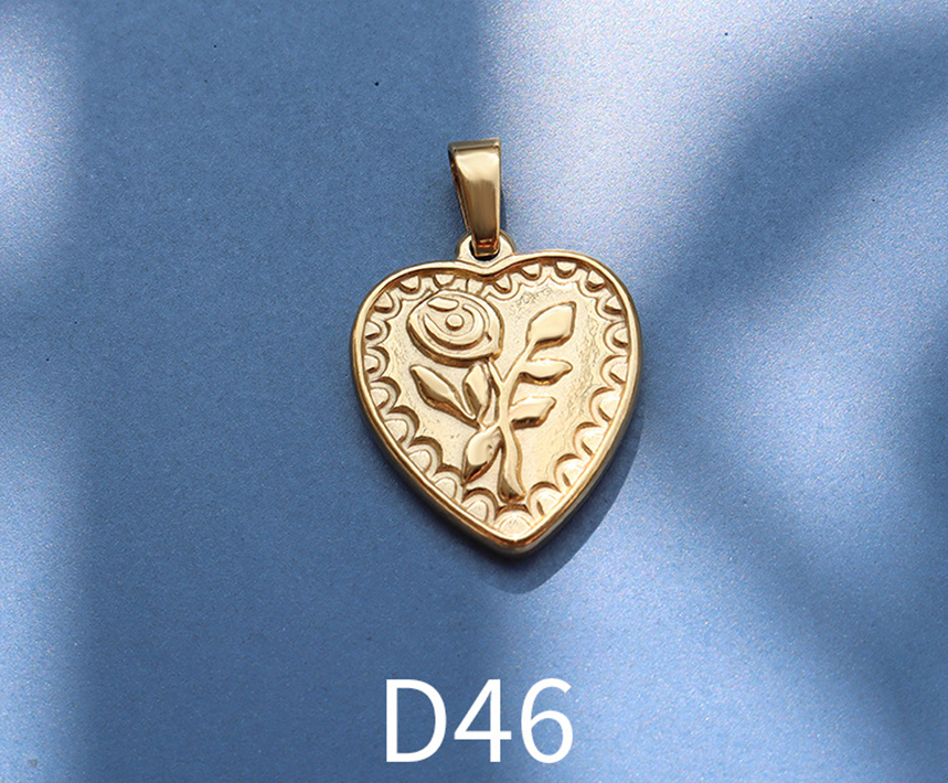 D46 gold 1.6x1.9cm