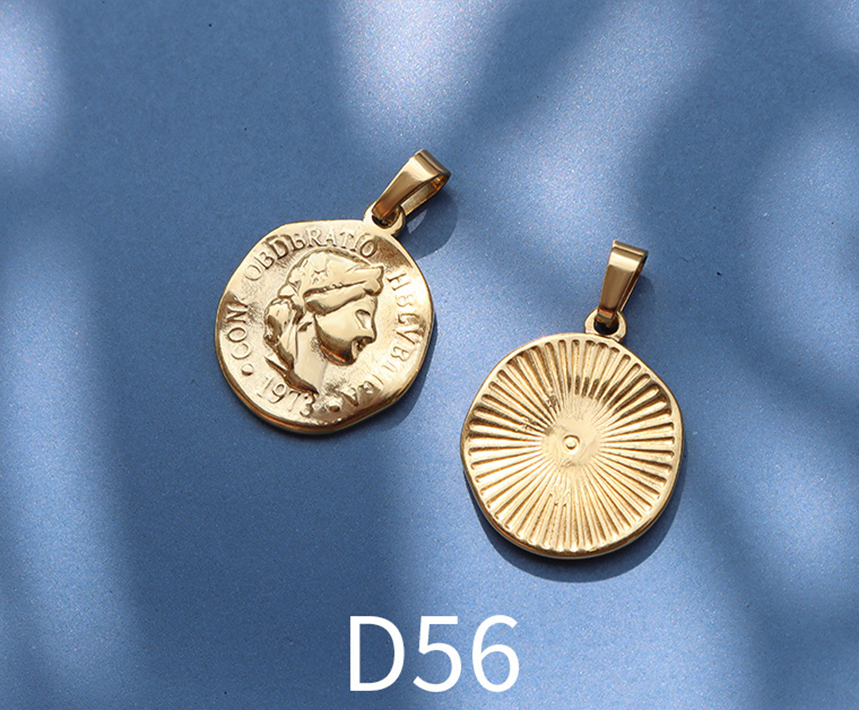 14:D56 gold 1.8x2.1cm