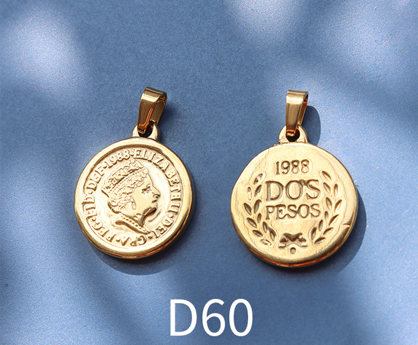 18:D60 gold 1.8x2.1cm