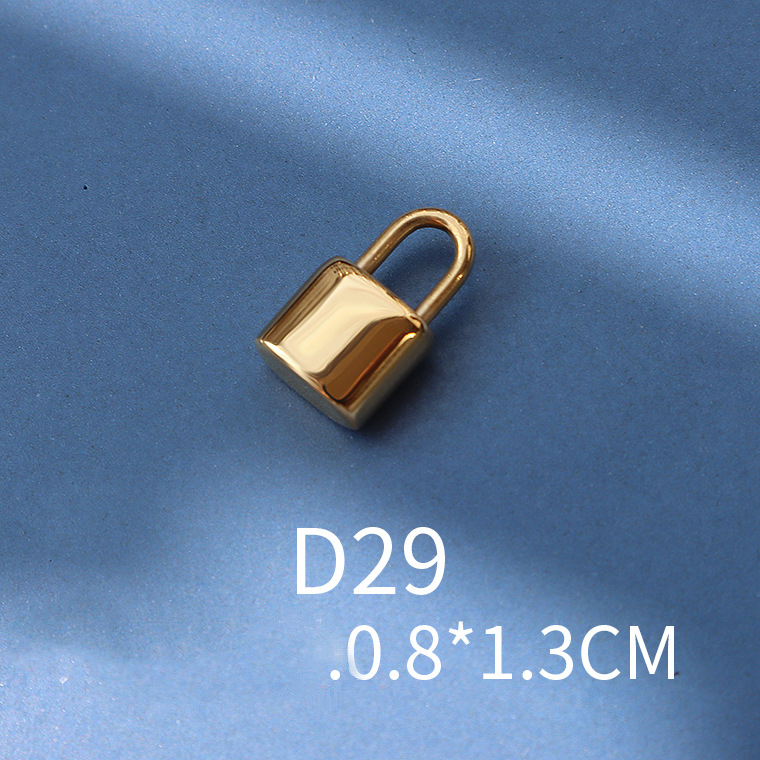 7:D29 golden lock 0.8x1.3cm