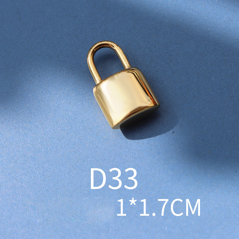 11:D33 golden lock 1x1.7cm