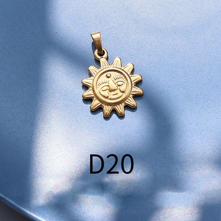 D20 Golden Sun 1.8x2.2cm