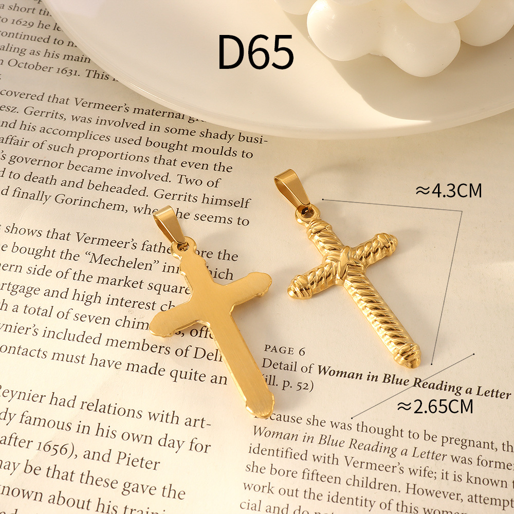 D65 gold 4.3x2.65cm