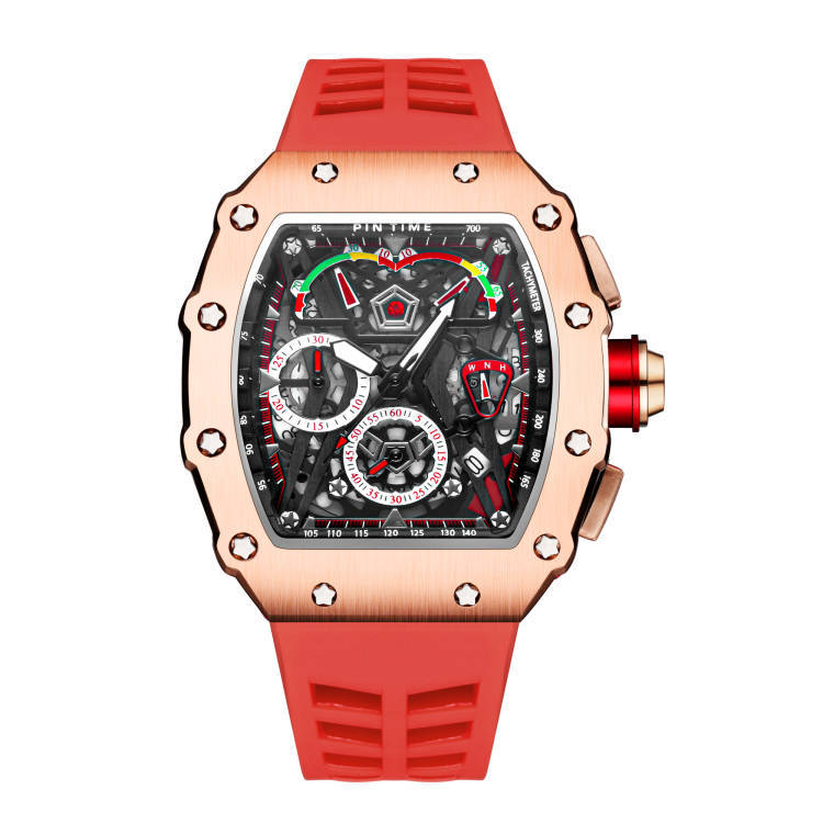 6:Red with rose gold shell