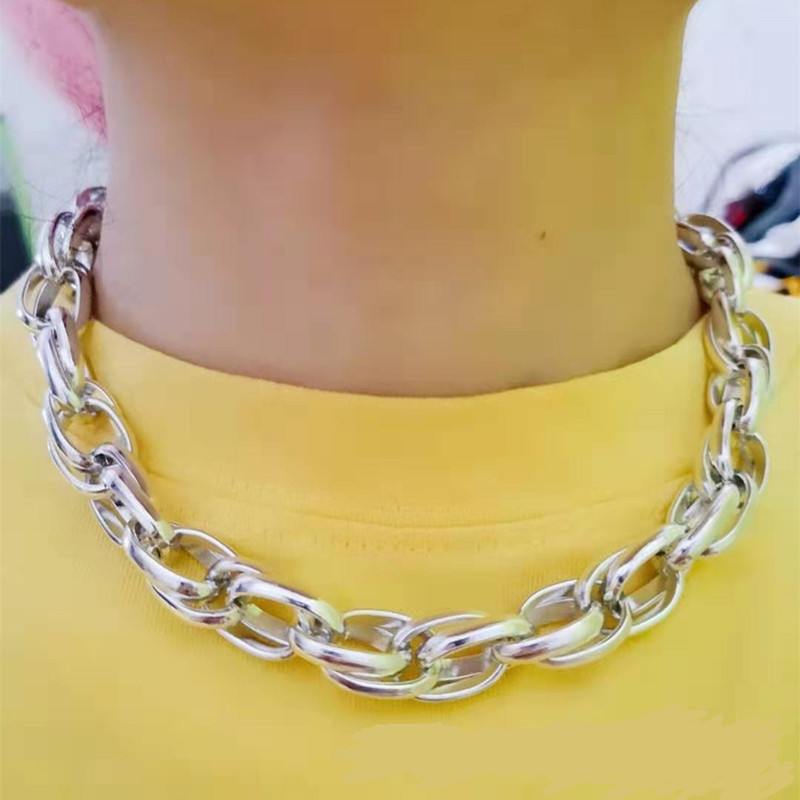 Silver Necklace 30 10cm