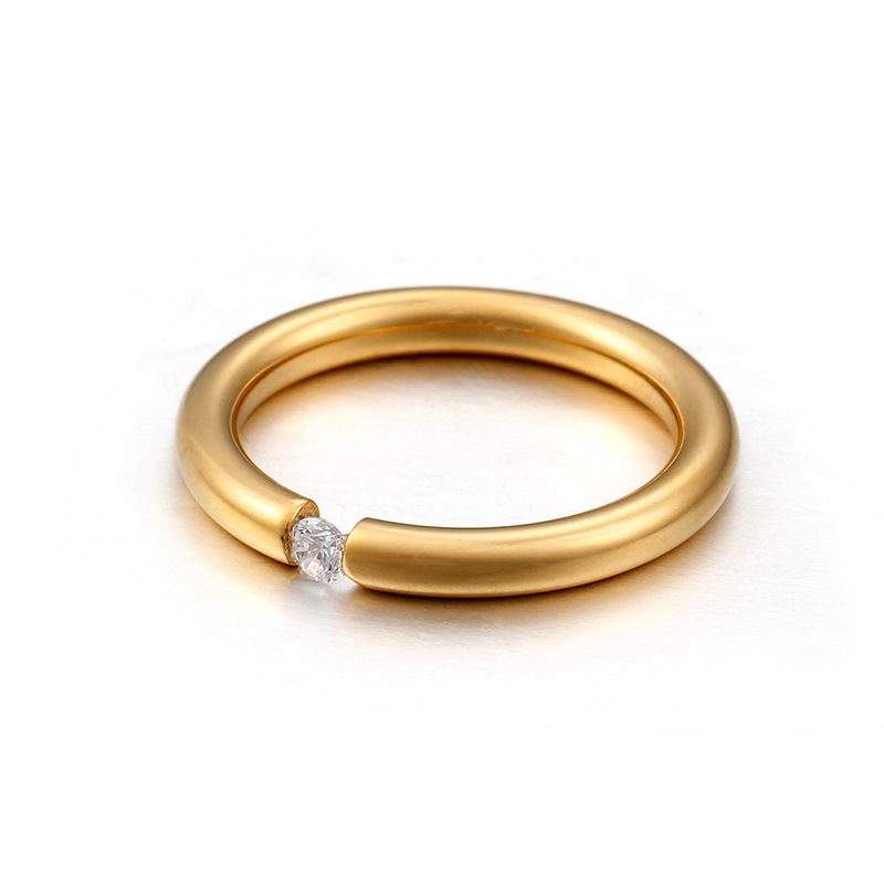3mm, Gold, Ring Size 6