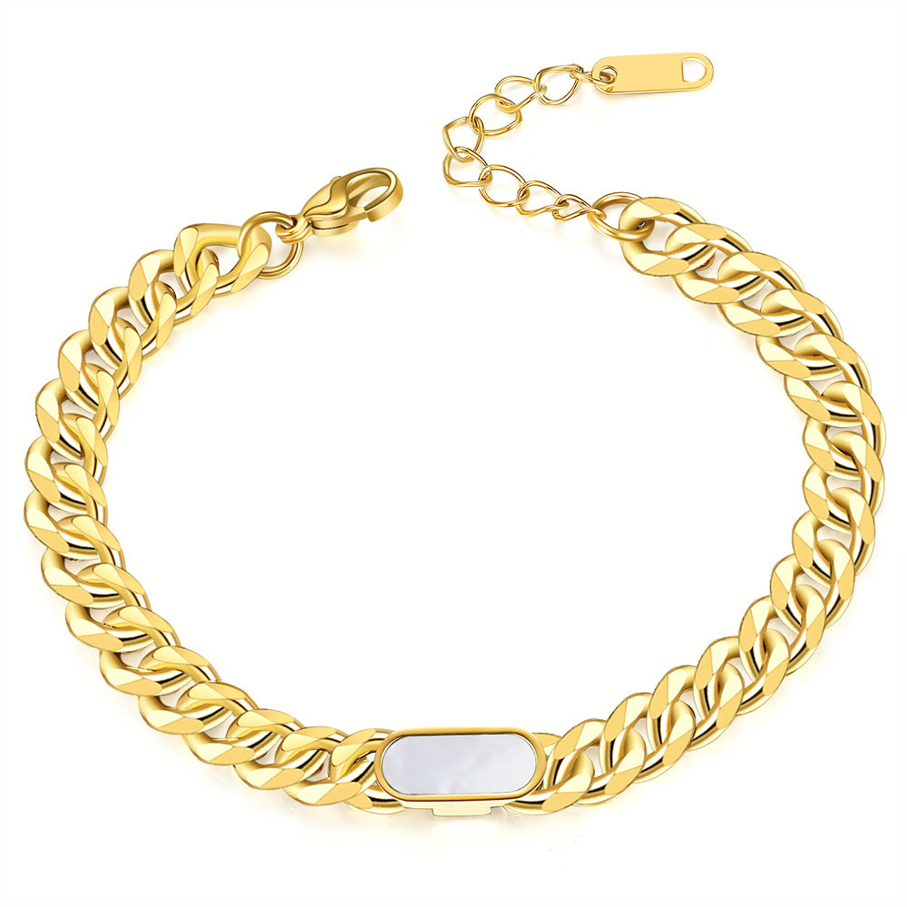 5:white bracelet