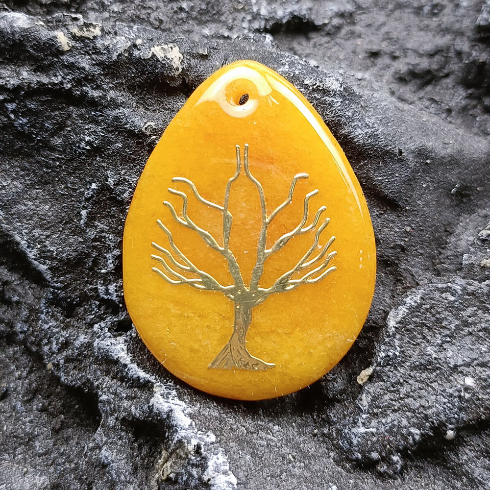 Delicate yellow tree of life A