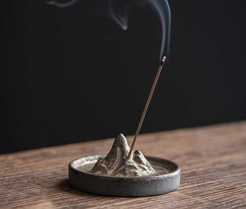 Boshan incense stick (gilt) 8.3*3.7cm