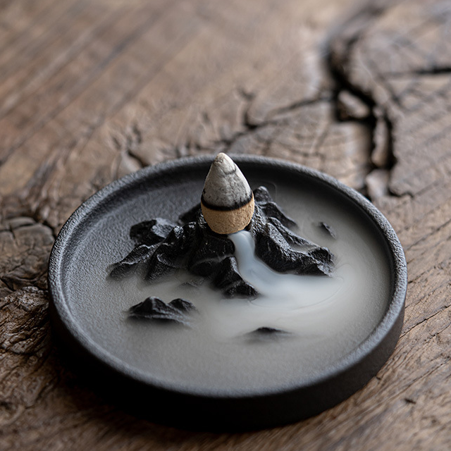 5:Mountain and sea incense (Zen black) 9.8*1.7cm