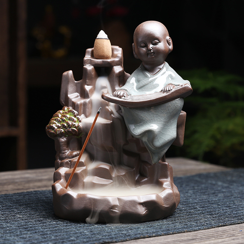 1:Little Monk/Fuqin 12*9.9*15.5cm