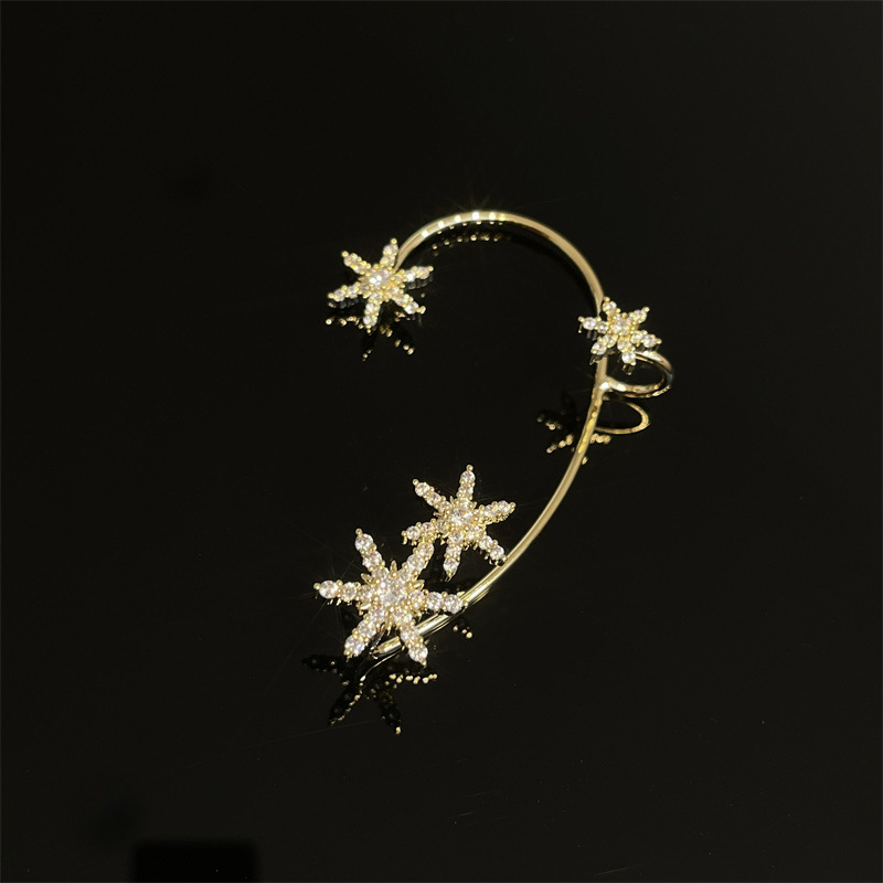 1:Section A-Golden Left Ear 4 Snowflakes