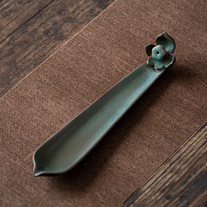 Lotus incense stick (ancient green) 24.5*4.5*4.7cm