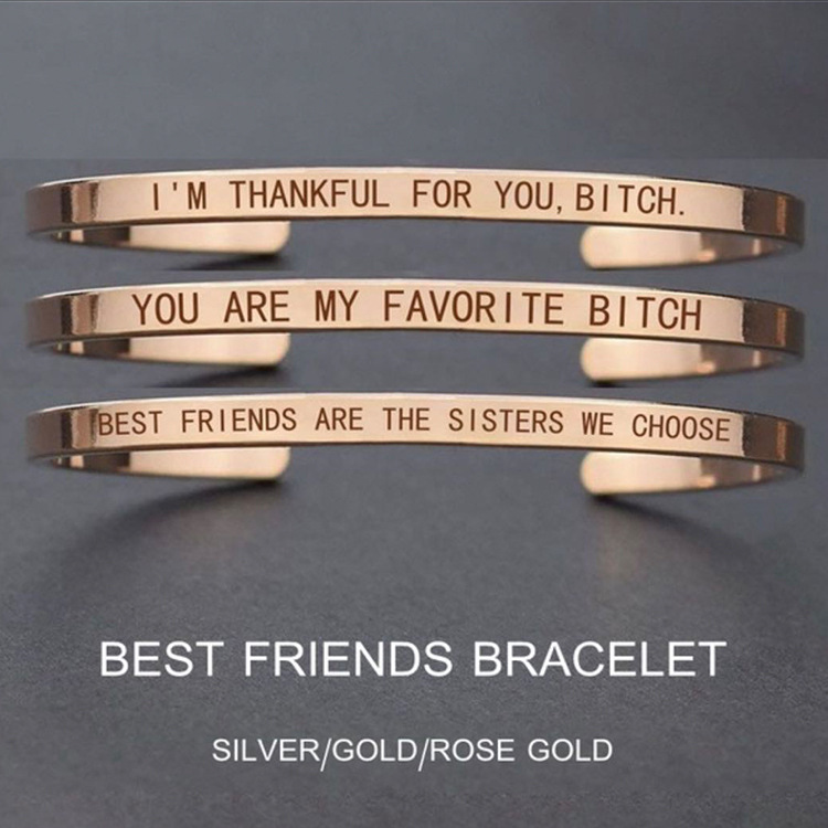 BEST FRIENDS ARE THE SISTERS WE CHOOSE Silver