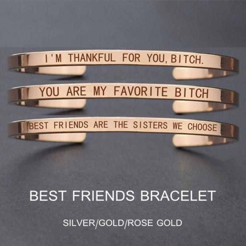BEST FRIENDS ARE THE SISTERS WE CHOOSE Silver