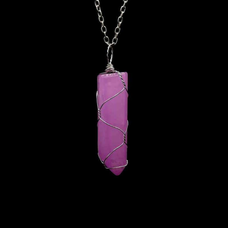 8:Purple Crystal Pillar   White K