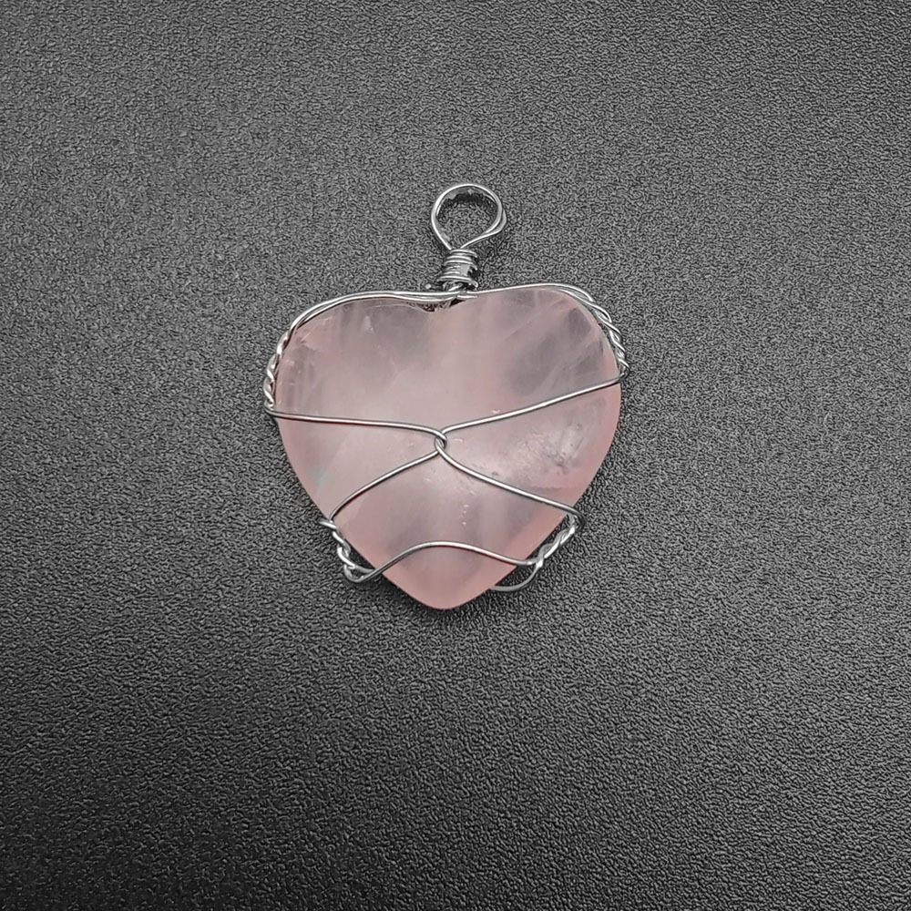 Crystal pendant (Heart) (without chain)