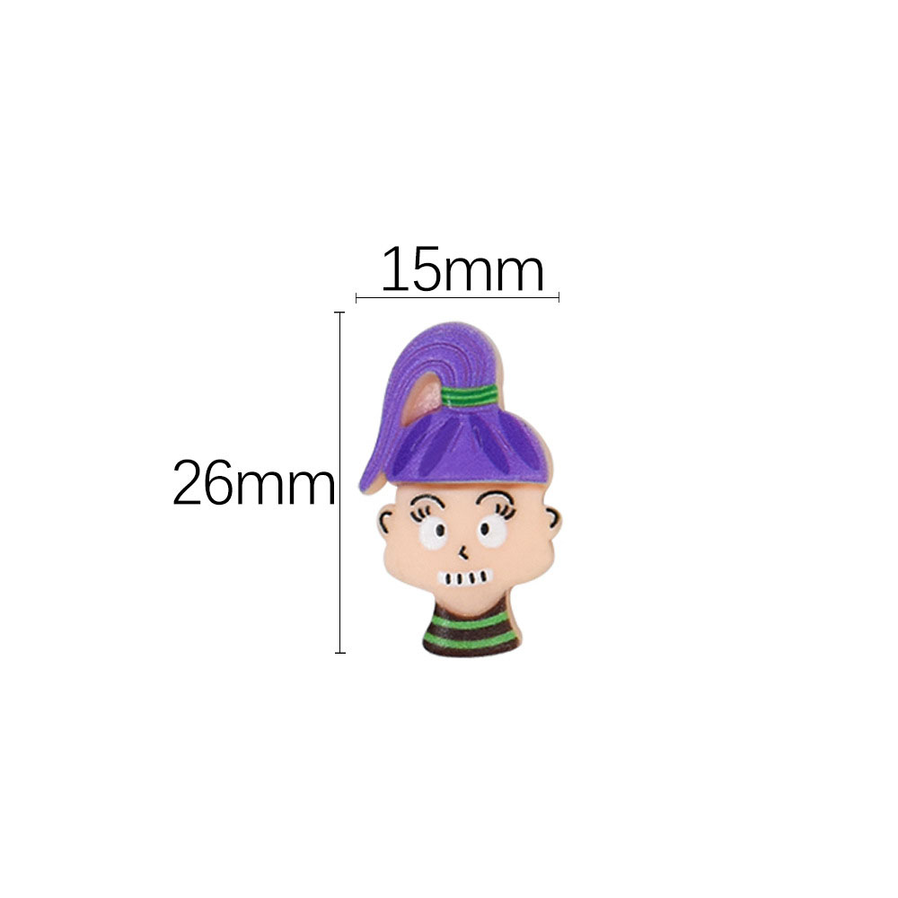 1:Purple Braid Head 26x15mm