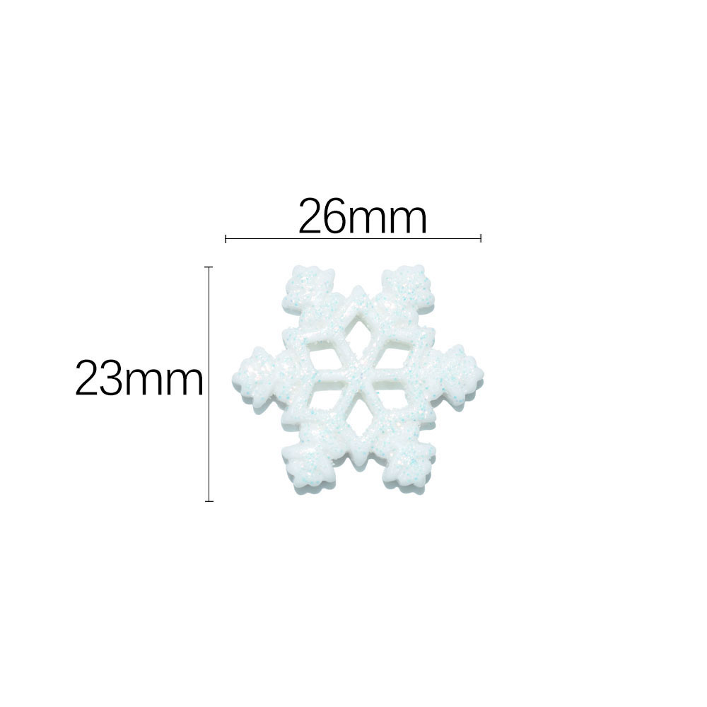 1:Large Snowflake 23x26mm
