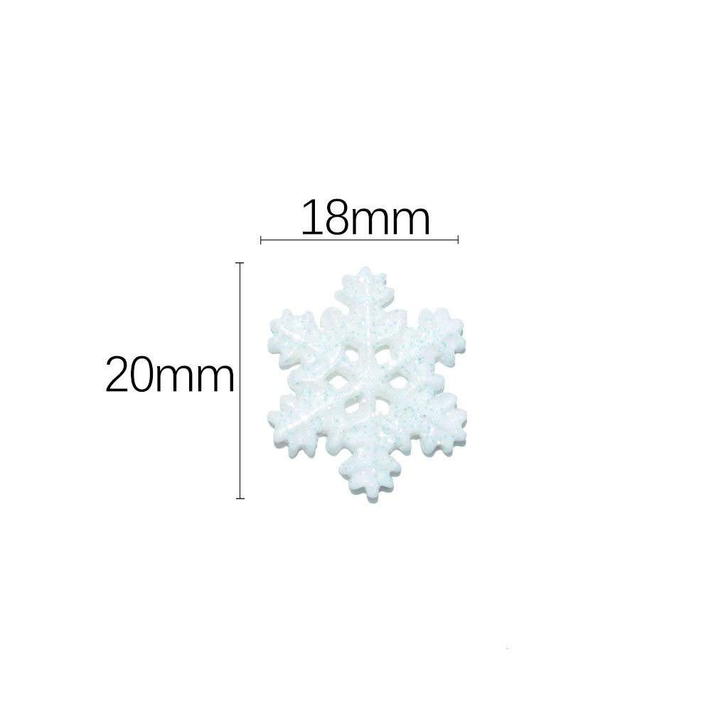 2:Small Snowflake 20x18mm