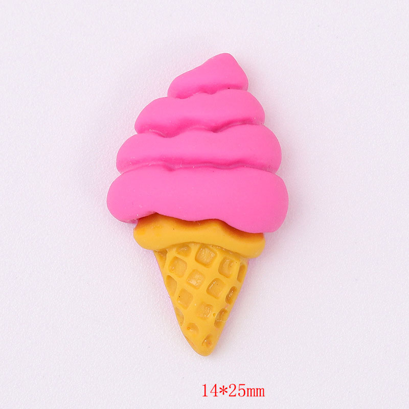 4:Rose Red Ice Cream 14*25mm