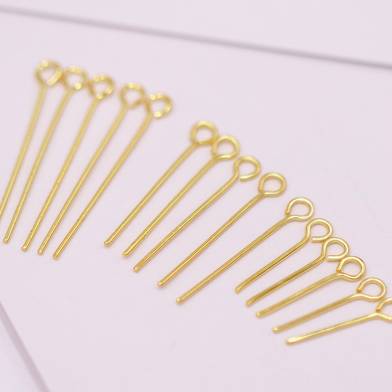 14K gold 9 pin 0.7*30mm pack of 100