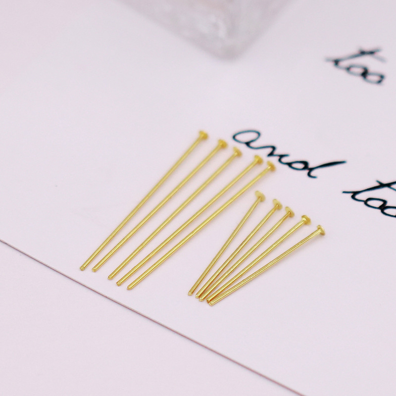 14K gold T-pin 0.7*35mm pack of 100