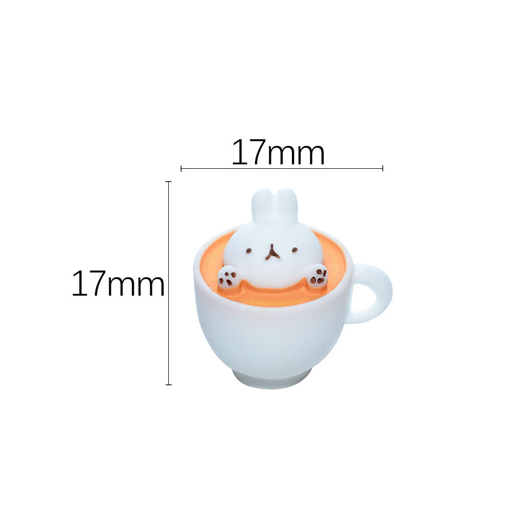 Rabbit Coffee Cup 17x17mm