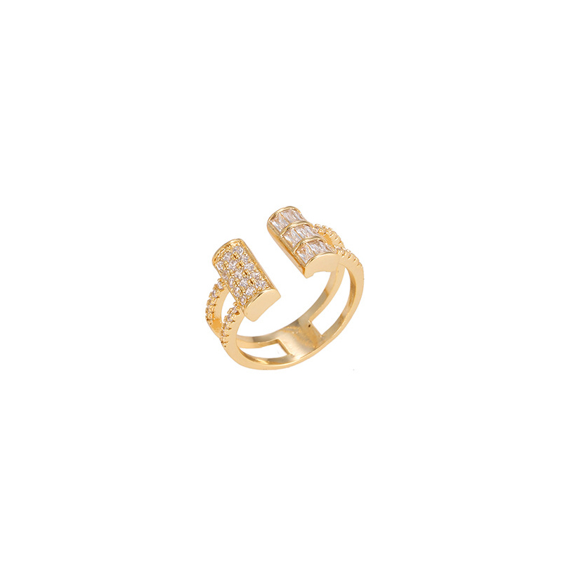 4:D gold color plated ring