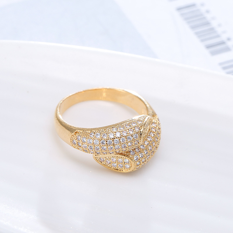 G gold color plated ring 6