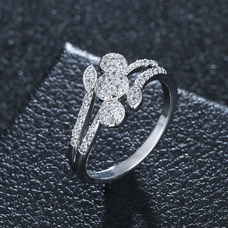 5:E real platinum plated ring 8