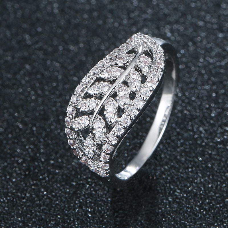 E real platinum plated ring 8