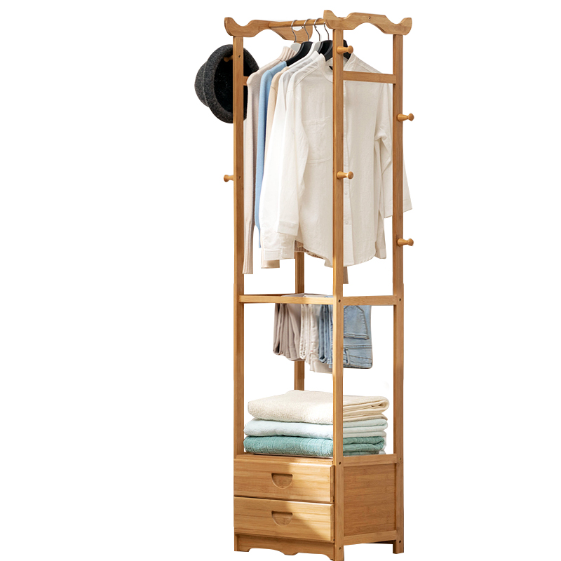 Classic Model-Primary Color 42cm Two-Layer Drawer   Pants Rack:42*30*170cm