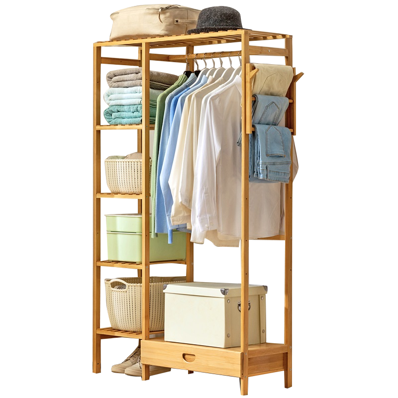Single drawer to send trousers rack, primary color-upgrade large cabinet:92*30*146cm