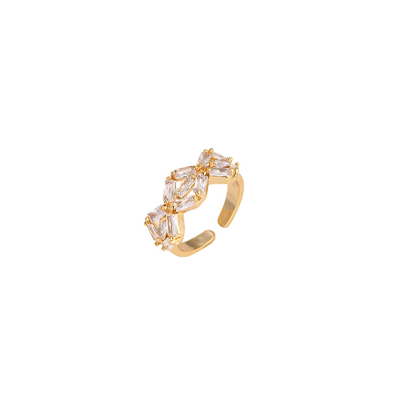 D gold color plated ring