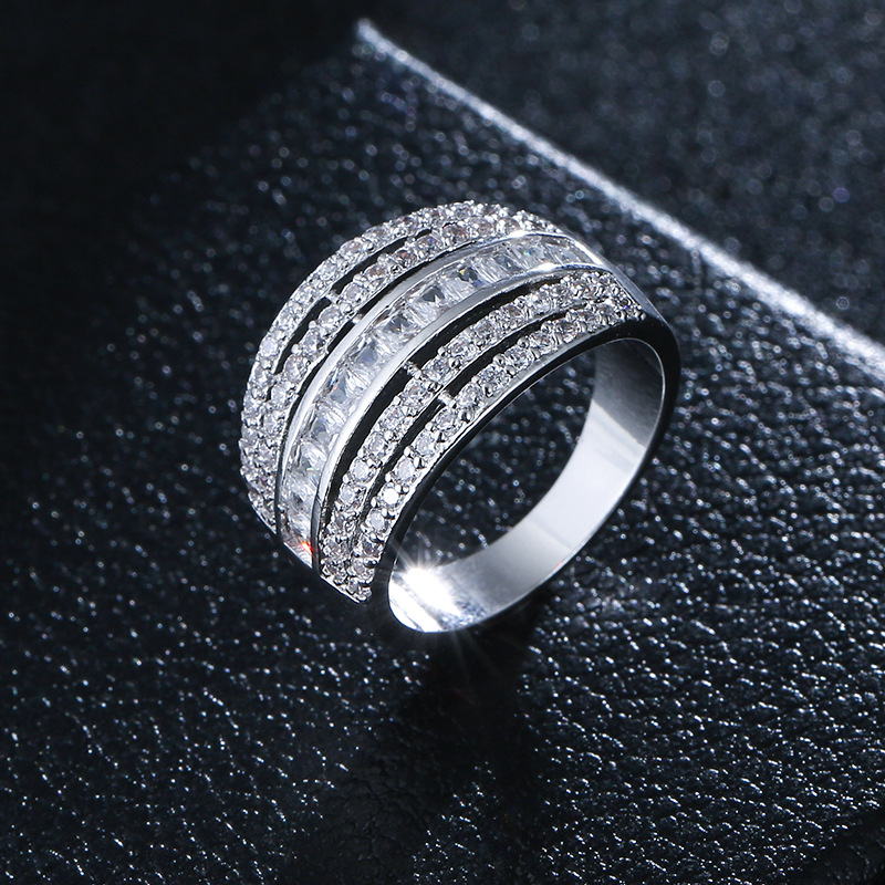 F real platinum plated ring 9