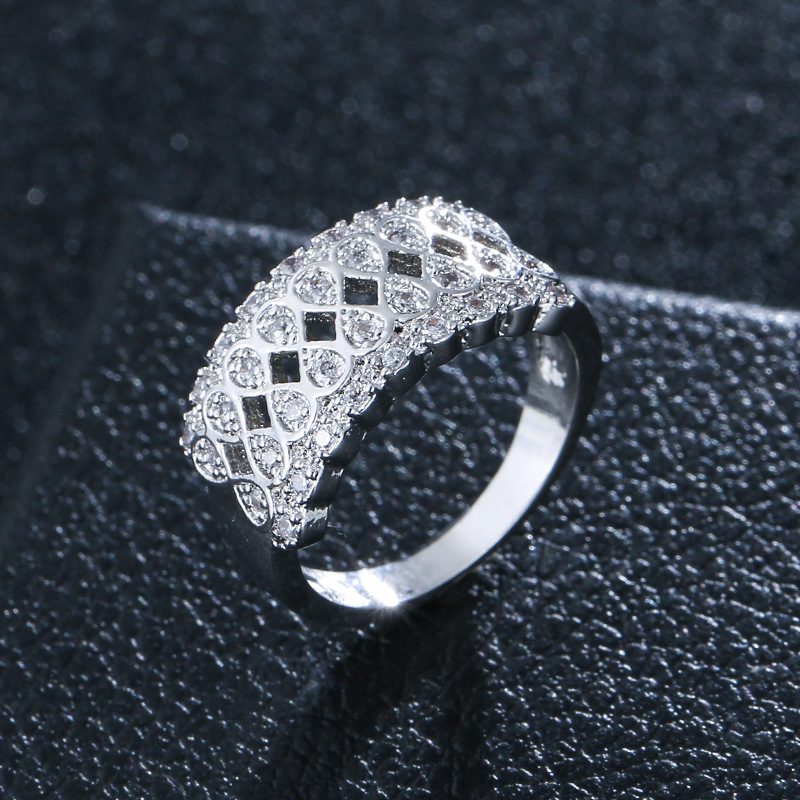 3:C real platinum plated ring 6