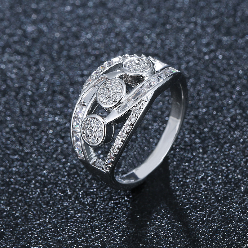 3:C real platinum plated ring 6