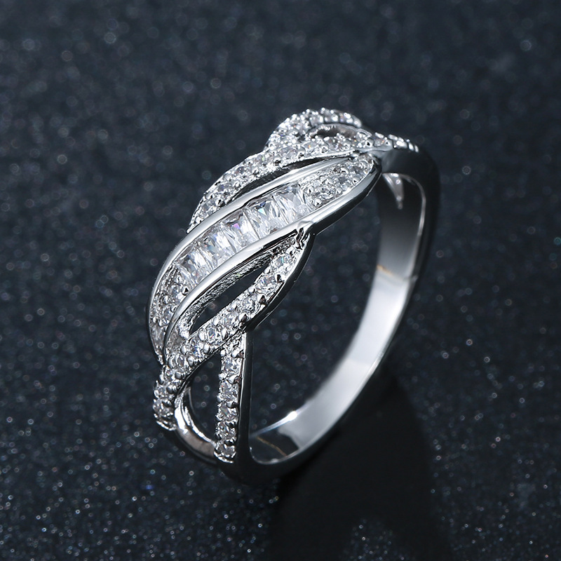 4:D real platinum plated ring 7