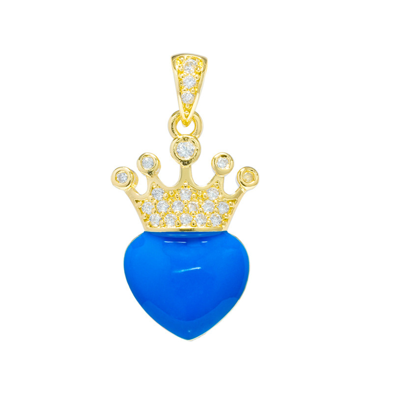 7:Heart-Shaped - Sapphire Blue Drip Oil
