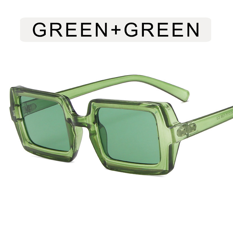 Transparent green frame green sheet