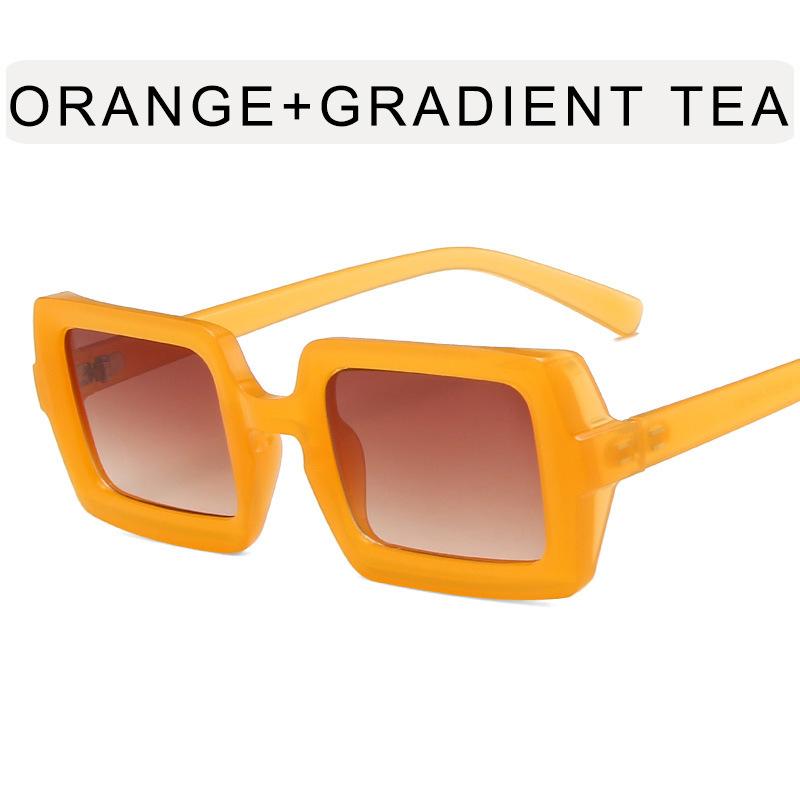 Jelly Orange Frame Double Tea