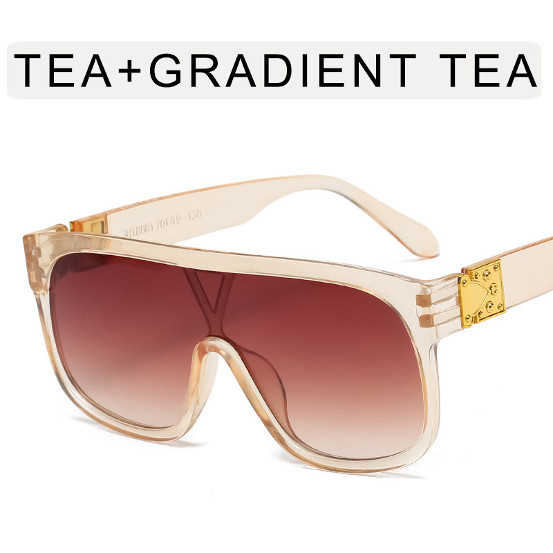 Transparent tea frame double tea