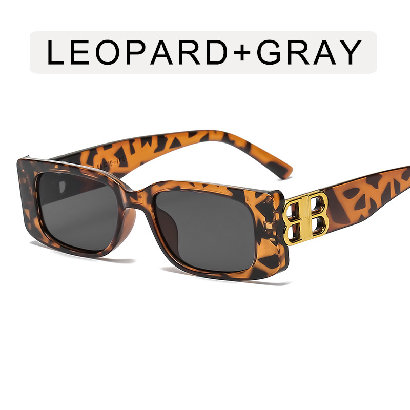 Leopard frame all grey