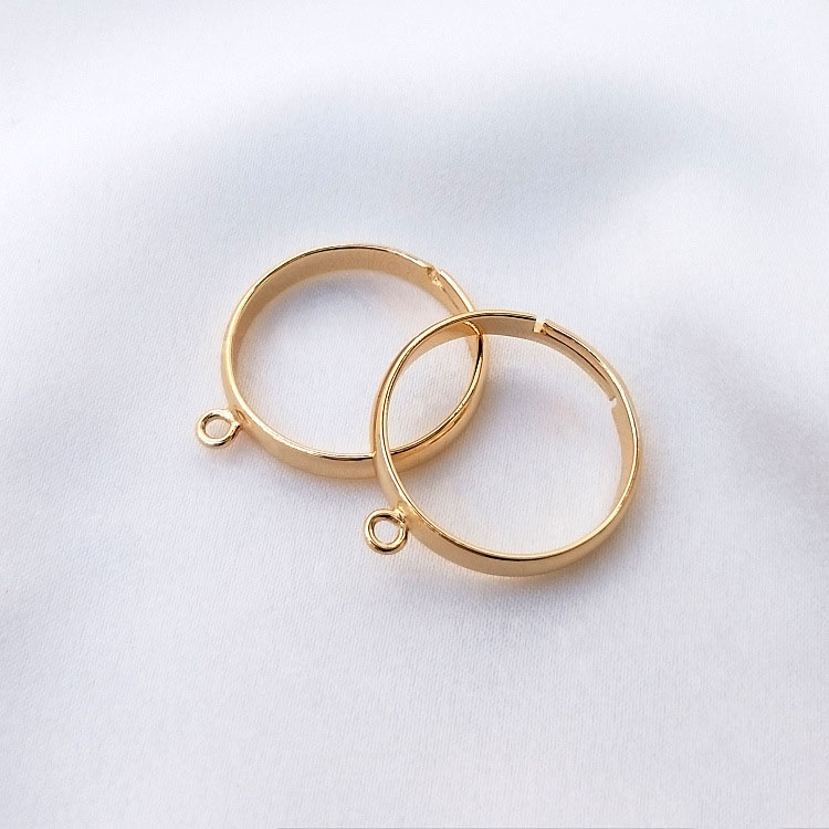 14K Gold Welded Single Circle Ring 3mm