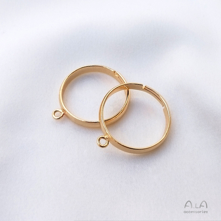 3:14K Gold Welded Single Circle Ring 3mm