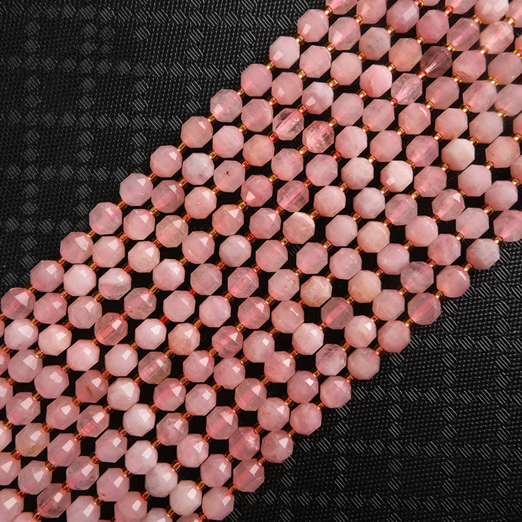 8:Pink crystal-8mm