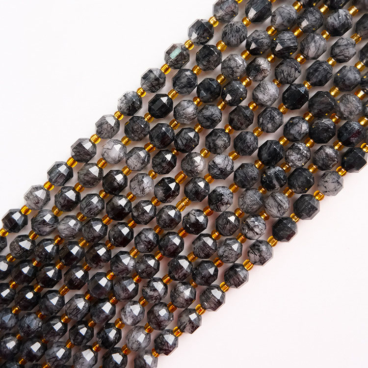 9:Black Hair Crystal-8mm