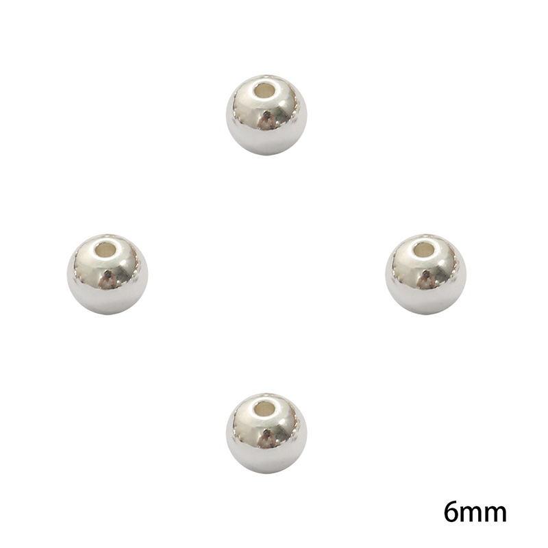 Diameter 6mm, hole diameter about 1.4mm, 2pcs/pack