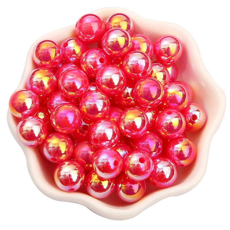 Rose red with diameter of 6mm and diameter of 2mm